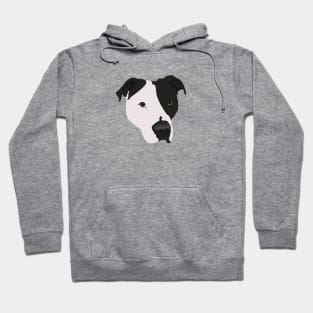 Black and White Pit Bull Hoodie